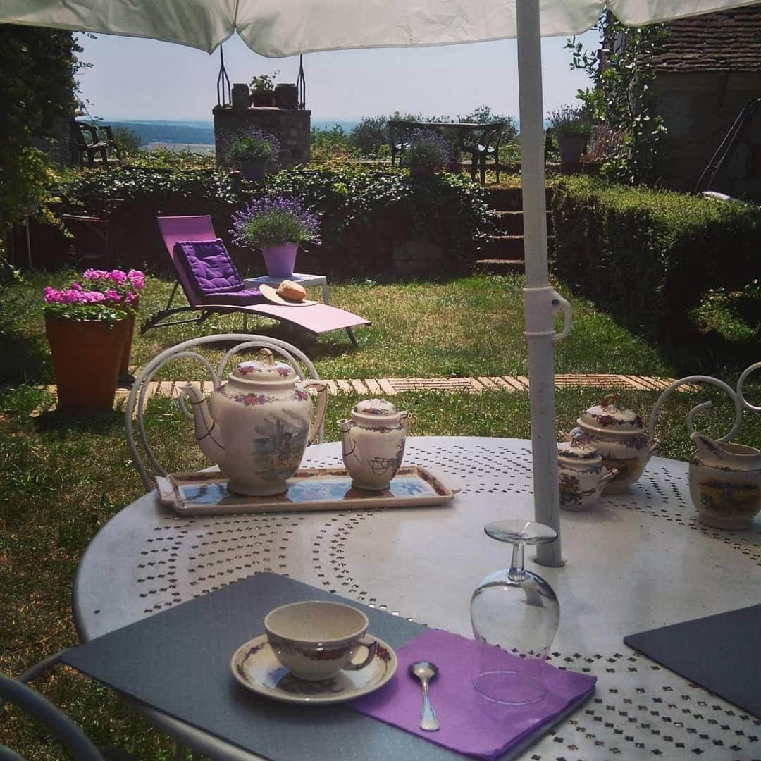 Le Vol Du Papillon Hotel Treigny Bagian luar foto